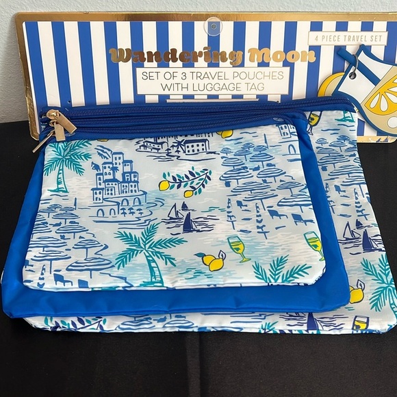 Wandering Moon | 🍋 Lemon Cocktail Travel Pouches & Packing Cube 7 piece Set - Picture 14 of 14